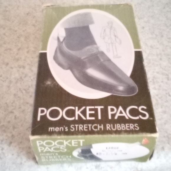 NIB - Pocket Pacs Men's Stretch Rubbers Size Large 10-11 1/2 - Picture 7 of 9